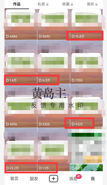 黄岛主副业孵化营第5期：抖音情感中视频变现项目孵化 单条视频收益几十上百图片演示